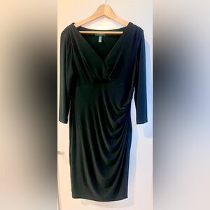 Ralph Lauren Black Long Sleeve Dress